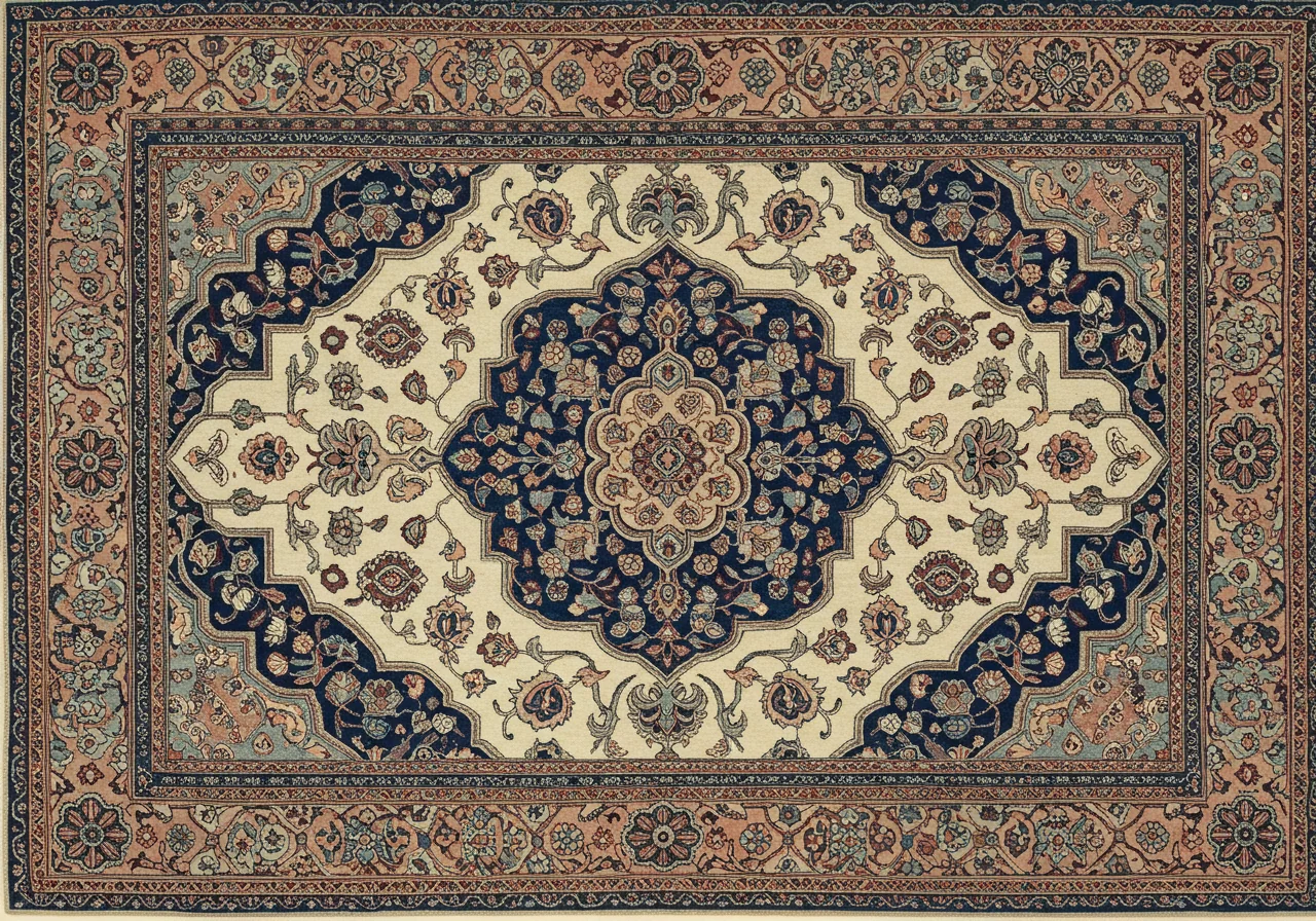 A Senneh rug — fine Kurdish city workshop production from Sanandaj, with the asymmetric Senneh knot, fine drawing on lighter ground, and the markedly lighter handle that distinguishes it from Bidjar