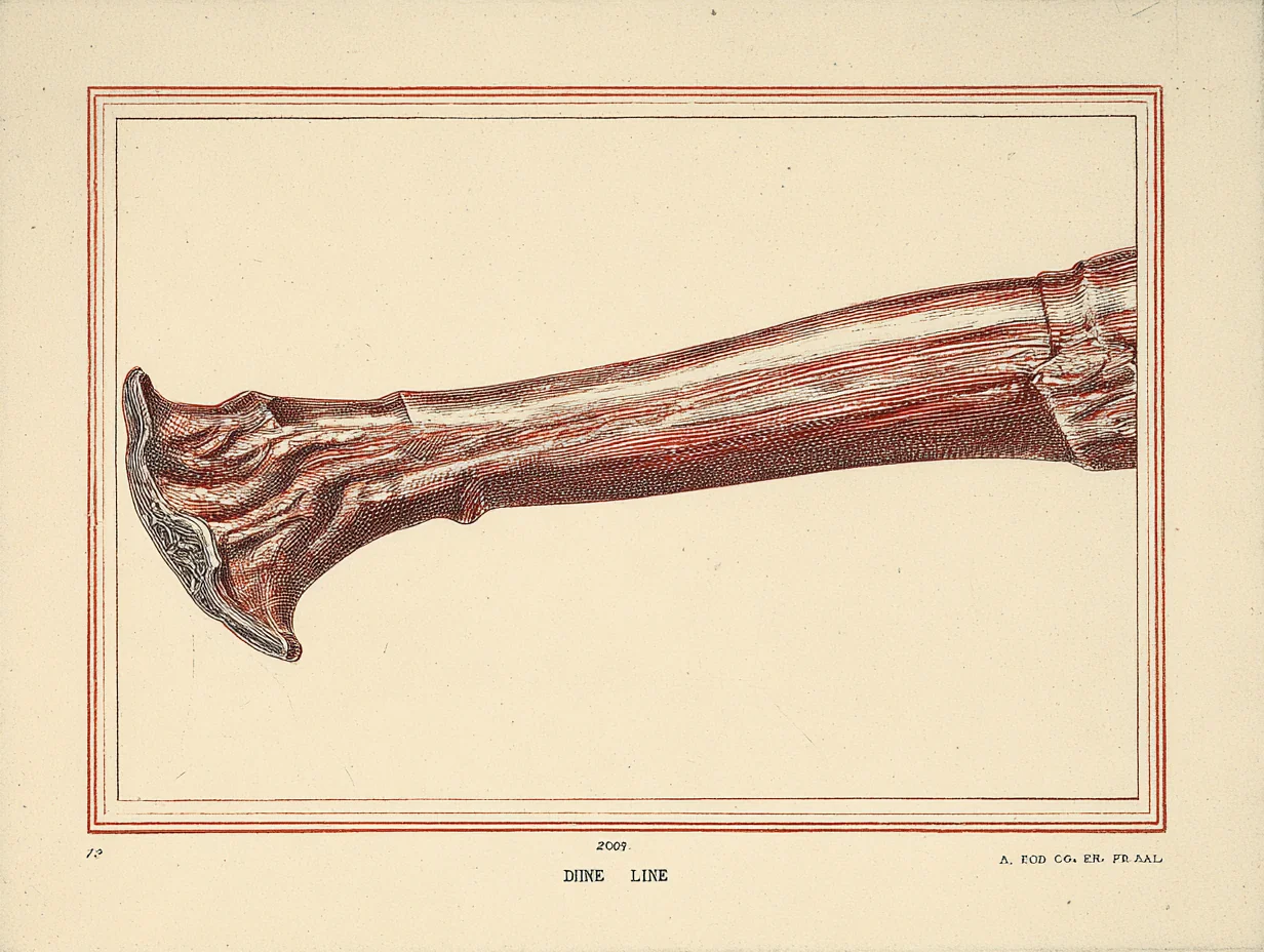 A close detail of a Regency sabre leg — Greek klismos-derived curving form on a chair
