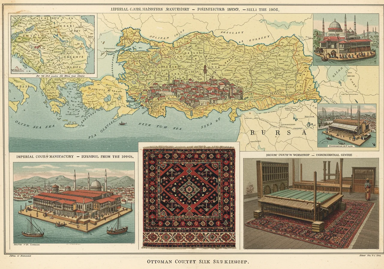 A Victorian connoisseur's portfolio on the Ottoman court workshops — Hereke / Kum Kapı / Sivas / Bursa
