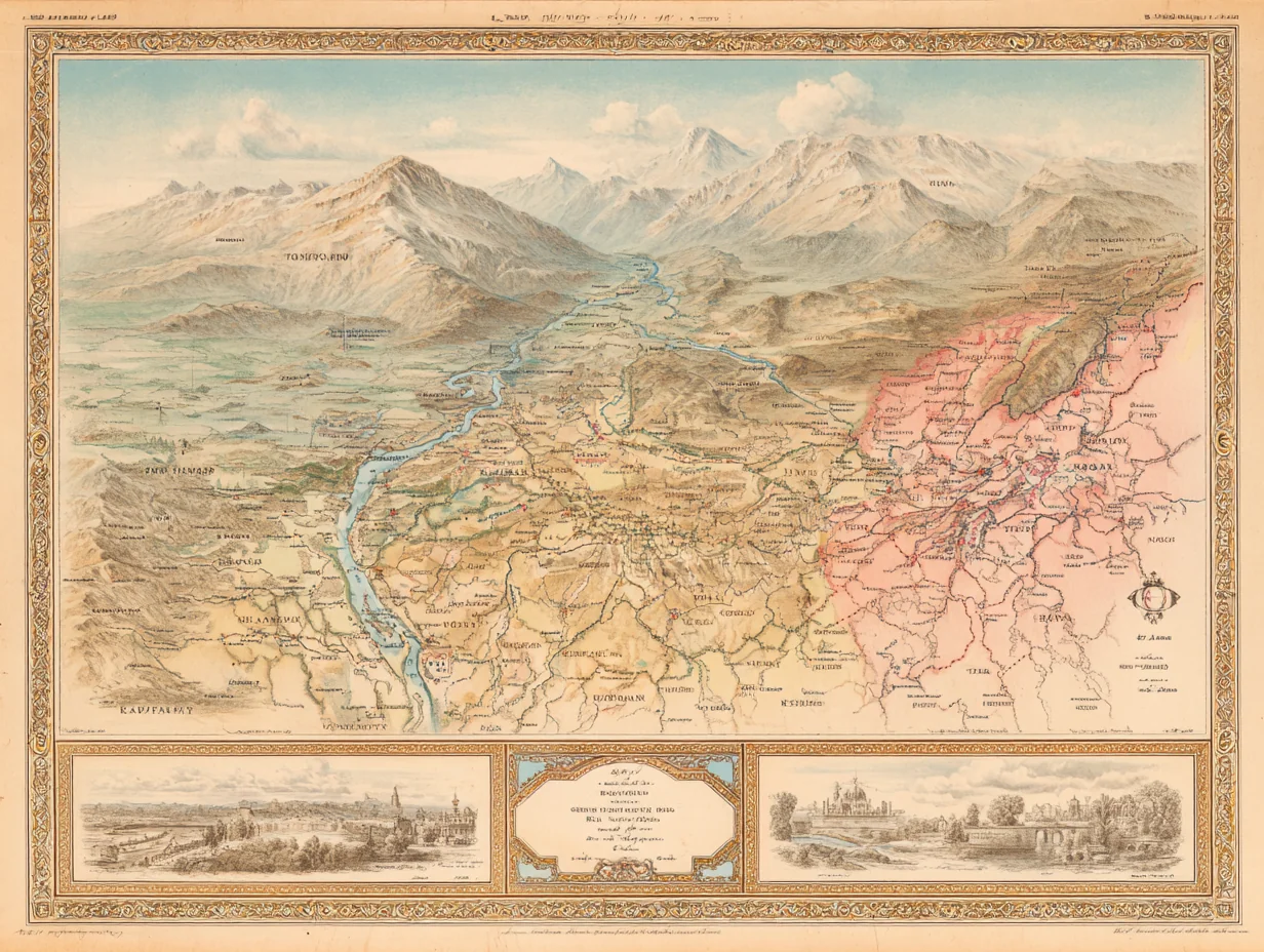 A Victorian connoisseur's portfolio on the central Persian court workshops — Isfahan / Kashan / Nain / Qum