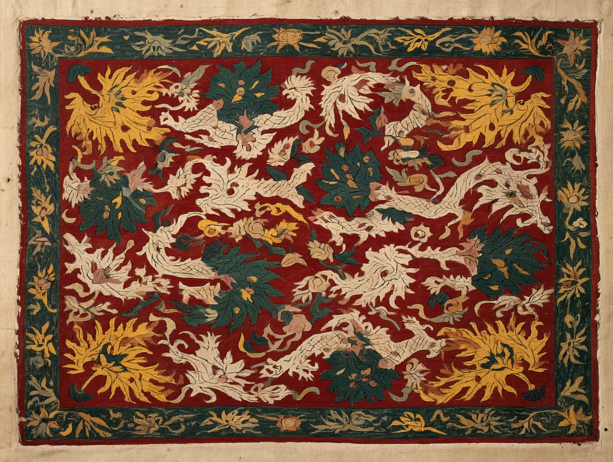 A 17th-c Caucasian Dragon carpet — the shared antecedent of the Caucasian tradition