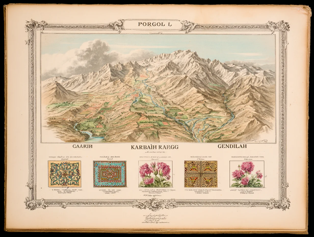 A Victorian connoisseur's portfolio on the southern Caucasian region — Karabagh / Gendje / Talish