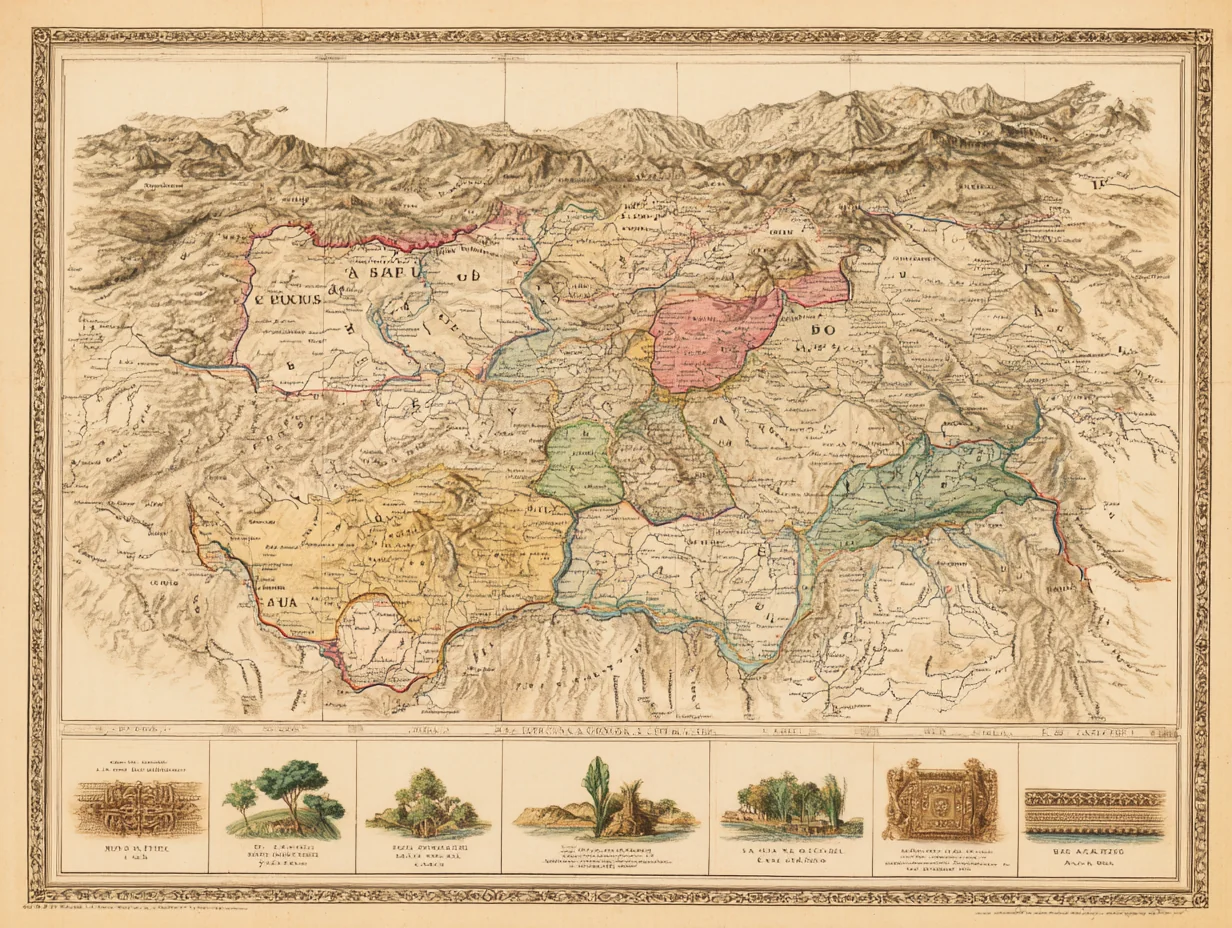 A Victorian connoisseur's portfolio on the eastern Caucasian region — Shirvan / Kuba / Daghestan / Baku
